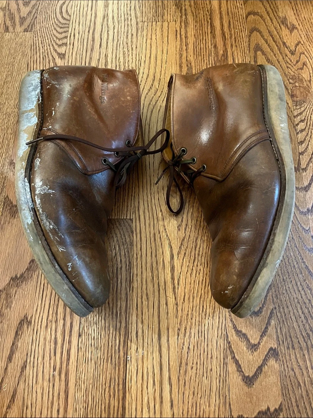 Red Wing Chukka Leather Lace Up Boots Mens 12 EE